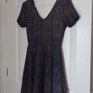 Rolla Coster Navy and Gold Dress Size Med